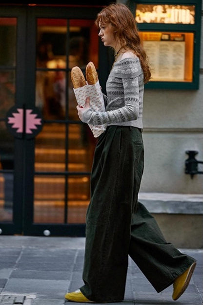 Waist Pleated Cargo Pants