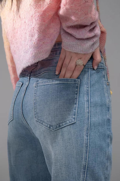 Starlight Blue Rhinestone Jeans