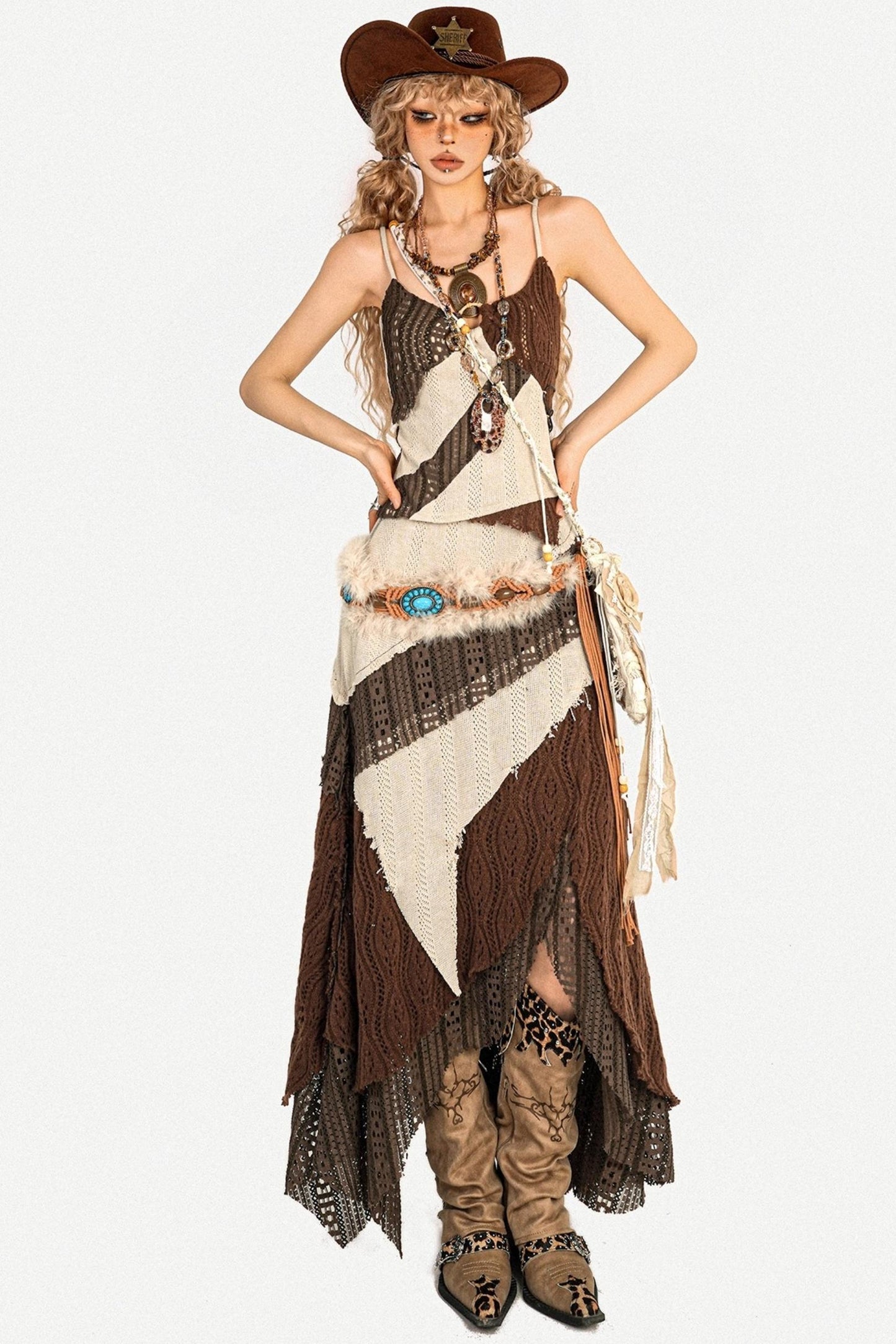 Milky Cool Art Skirt Set-Up