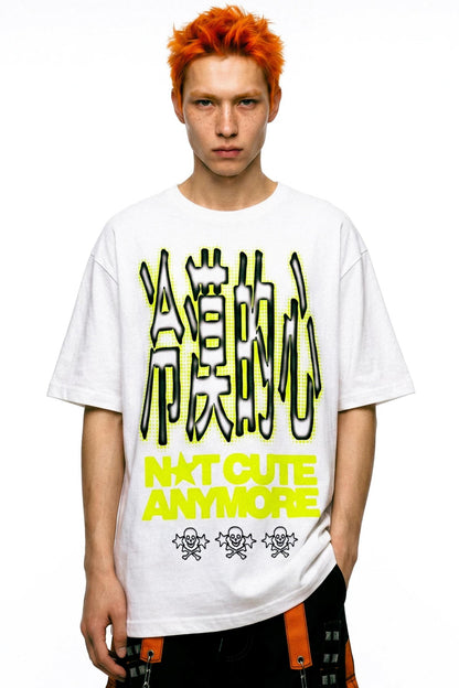 T-Shirt mit gleichgültigem Herz