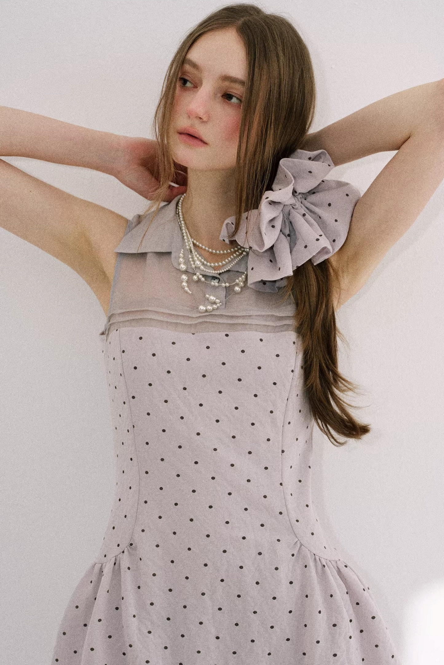 Misty Purple Retro Dress