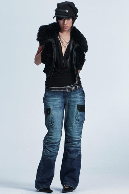 Retro Knitted Patchwork Hat