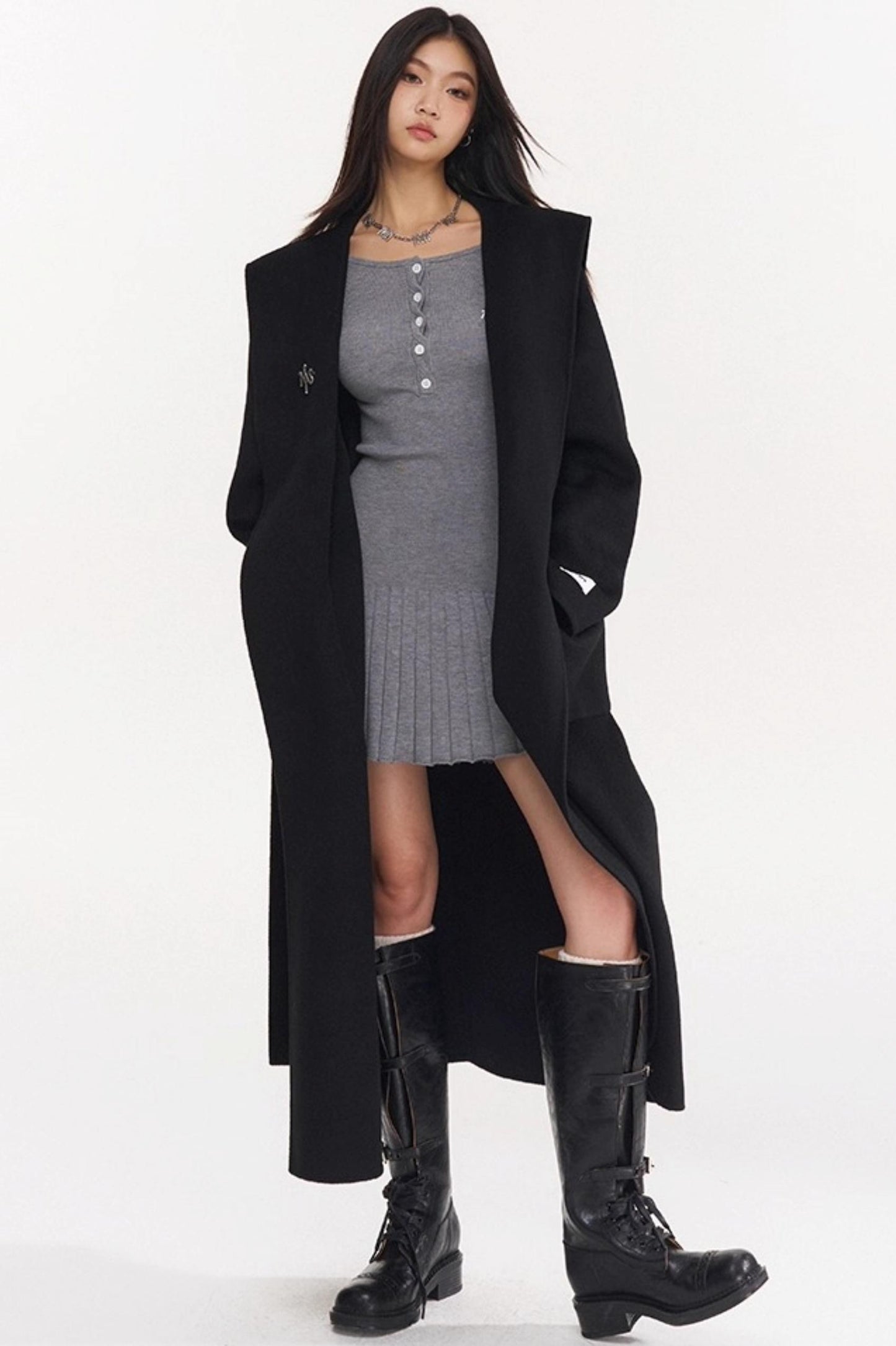 Classic Cable Knit Dress