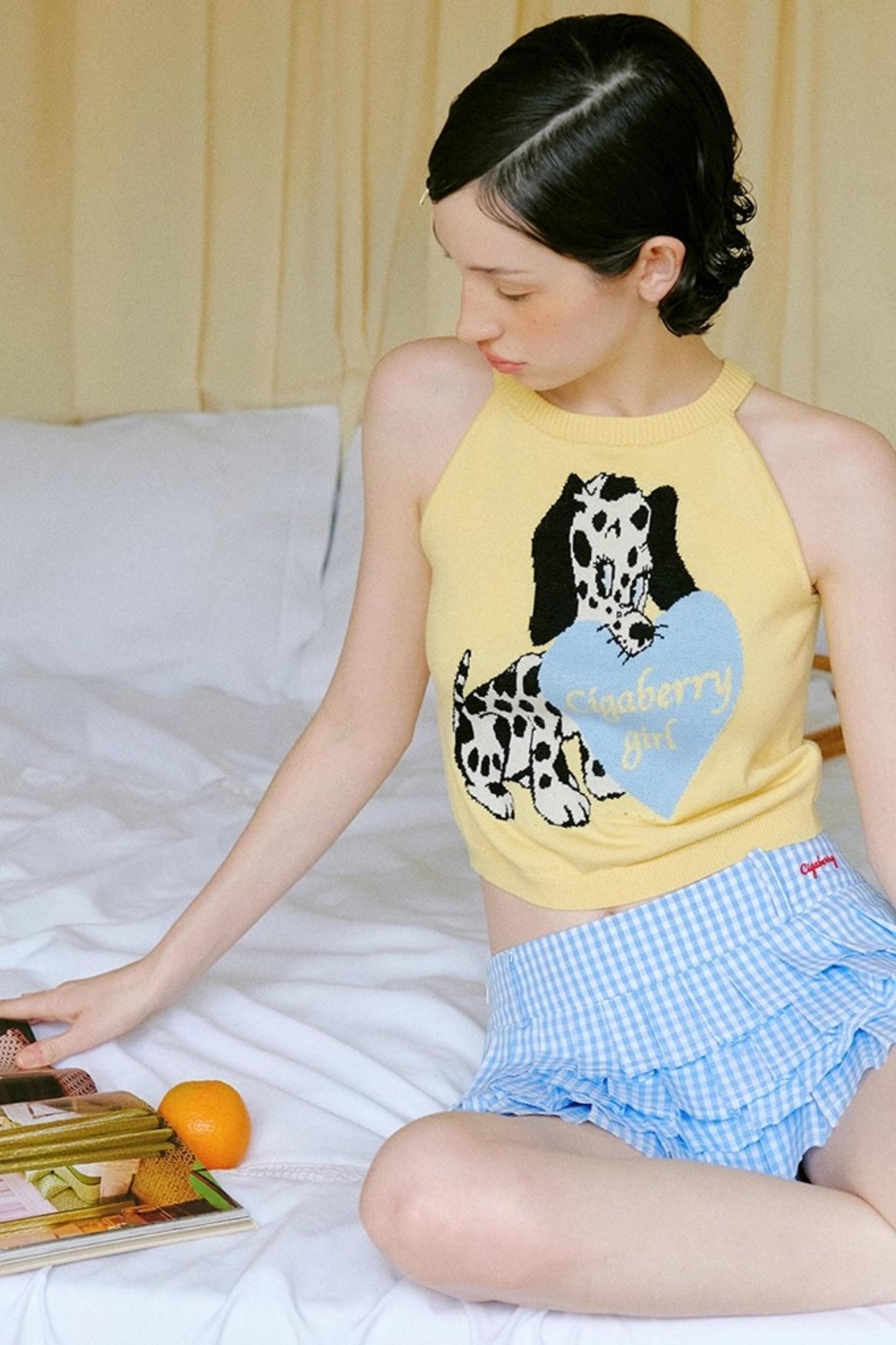 Yellow Dalmatian Puppy Top