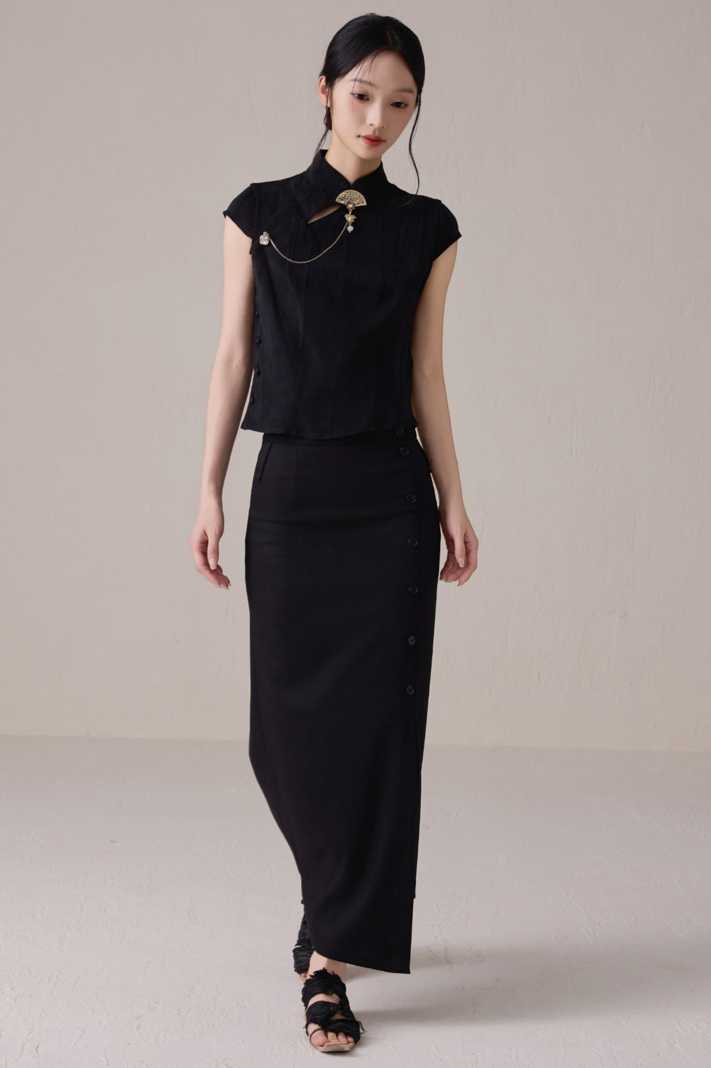 Black High-Waist Skirt