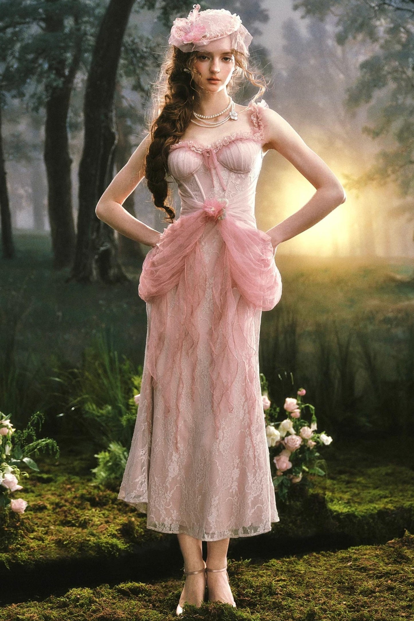 Pink Fairy Dress Staycation Dress Set-Up