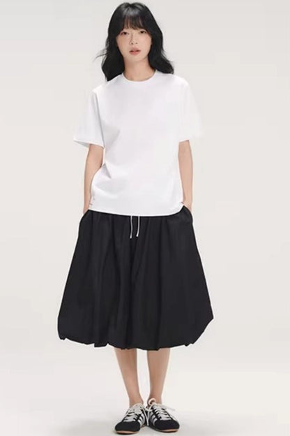 Dog Paw Embroidered Floral Skirt