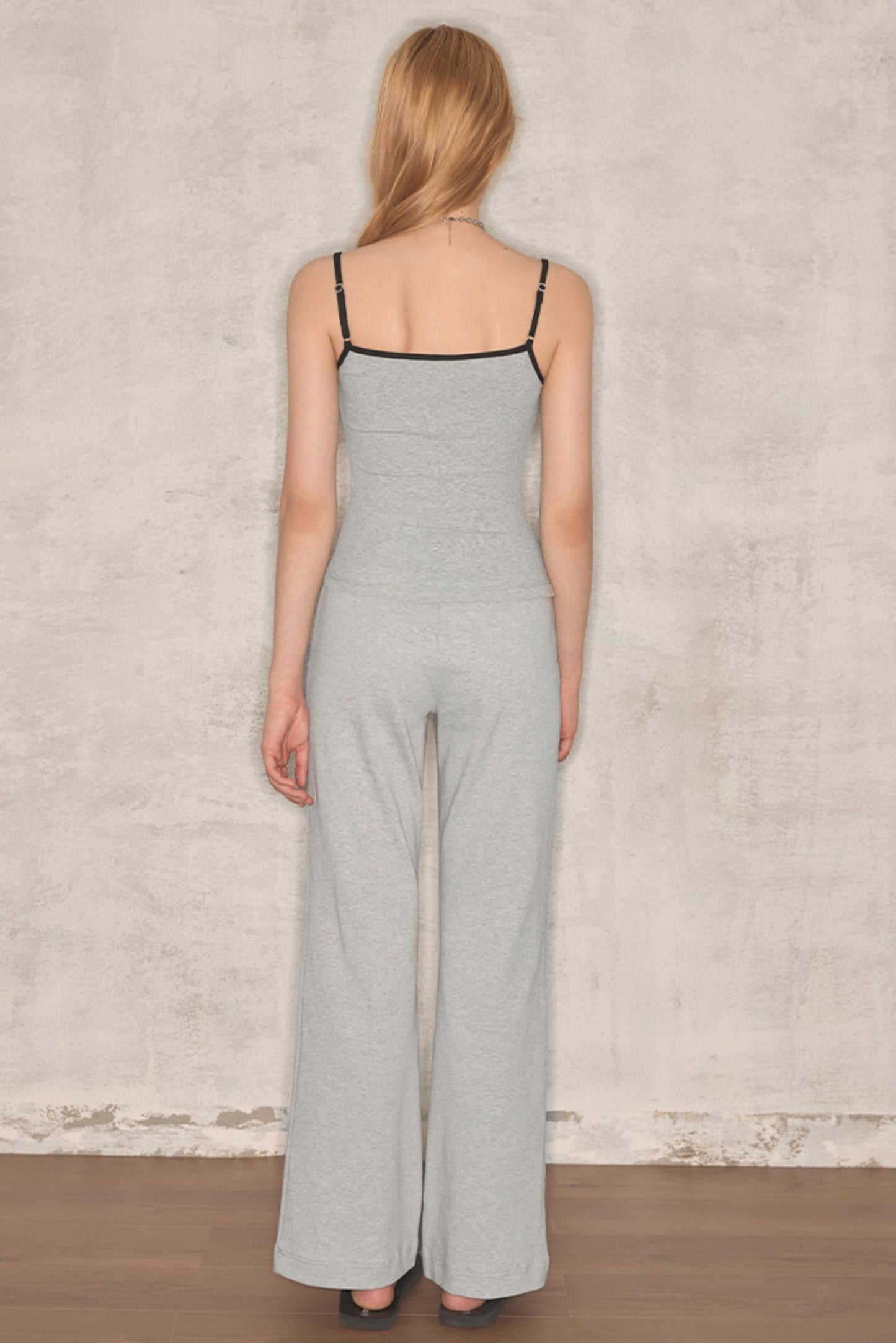 Summer Color-Block Wide-Leg Pants