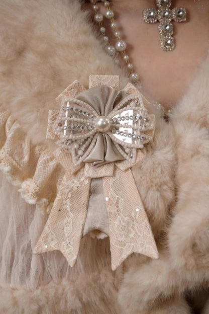 Slavic Daughter Fur Cape Dress Set-Up