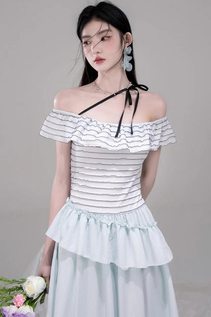 Aurora One-Shoulder A-Line Dress