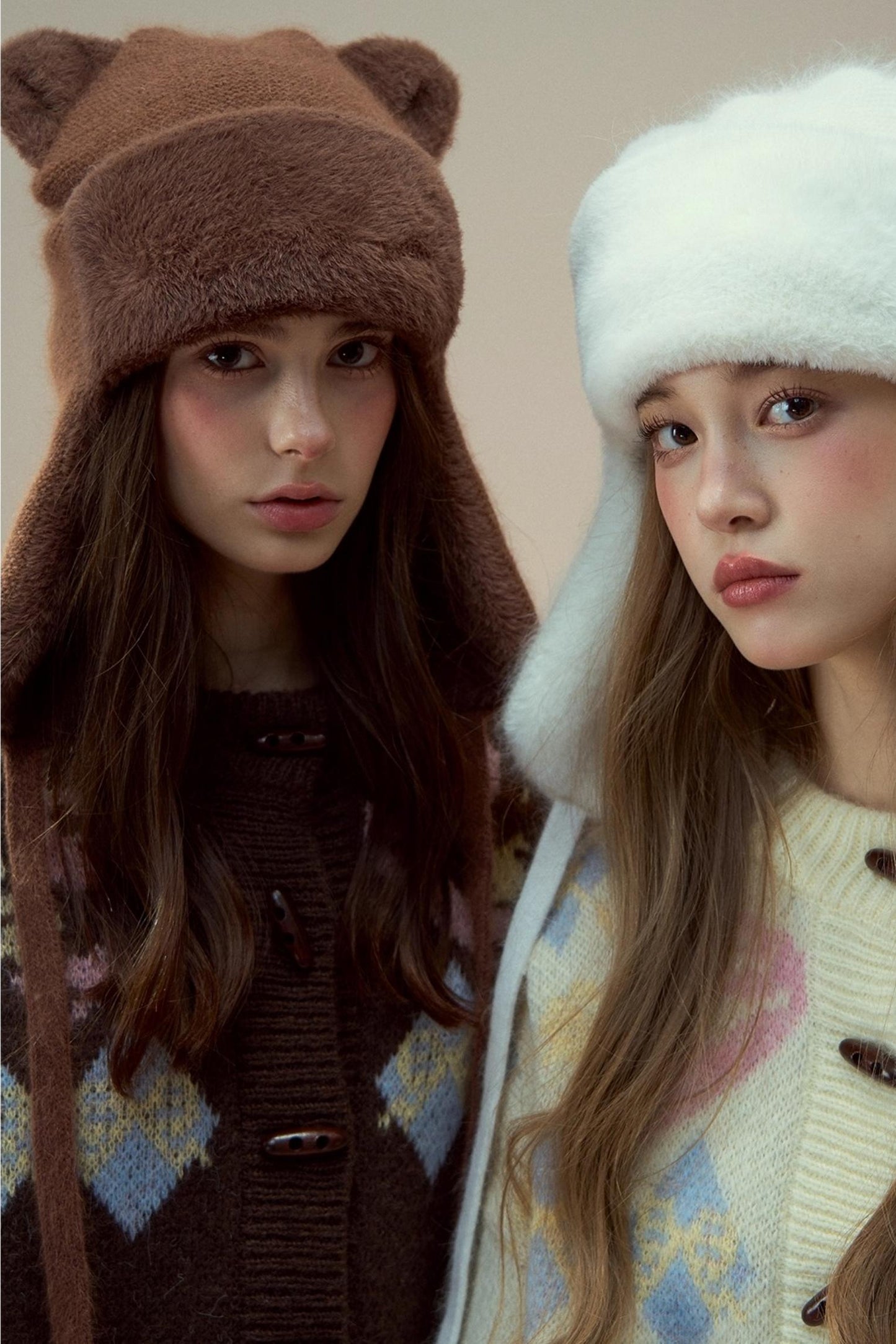 Winter Ear Protection Cute Plush Hat