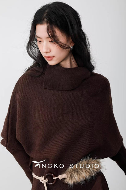 Ingko Latte Batwing Sweater