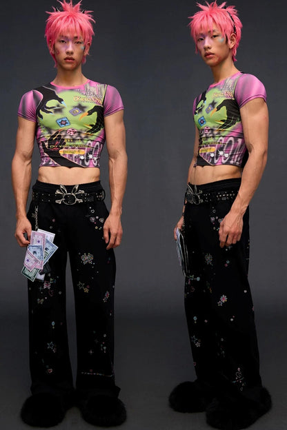 Demon Game Print Blouse
