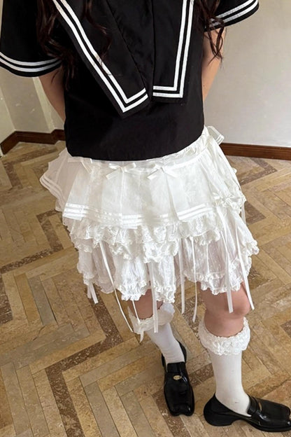 Pleated Tulle Skirt