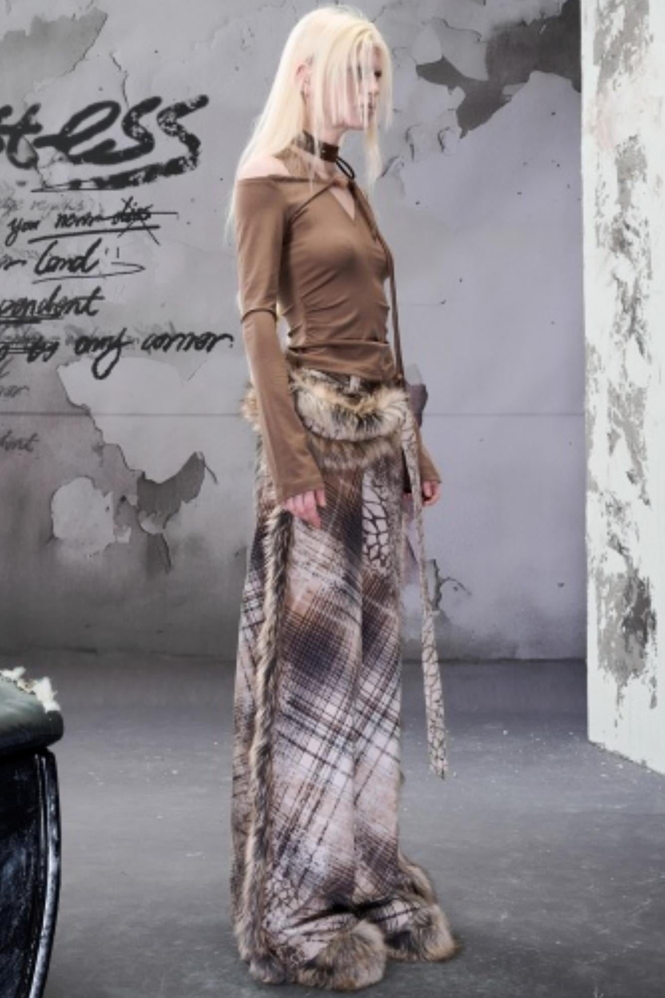 Off-The-Shoulder Beaded Lace-Up Base Top