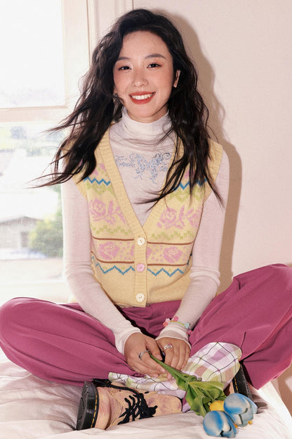 Autumn Style Knitted Vest