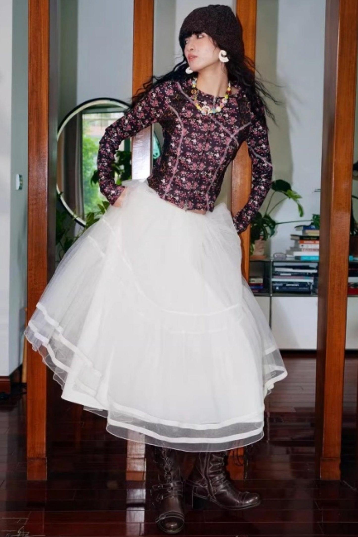 Vintage Leopard Velvet T-Shirt