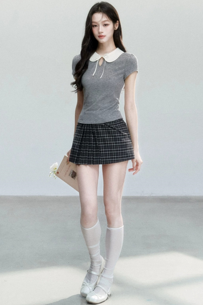 Poetry Doll Collar T-Shirt