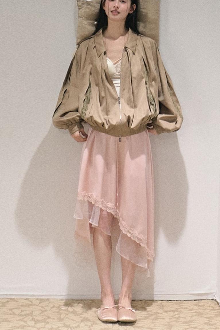 Naia Organ Acetate Skirt