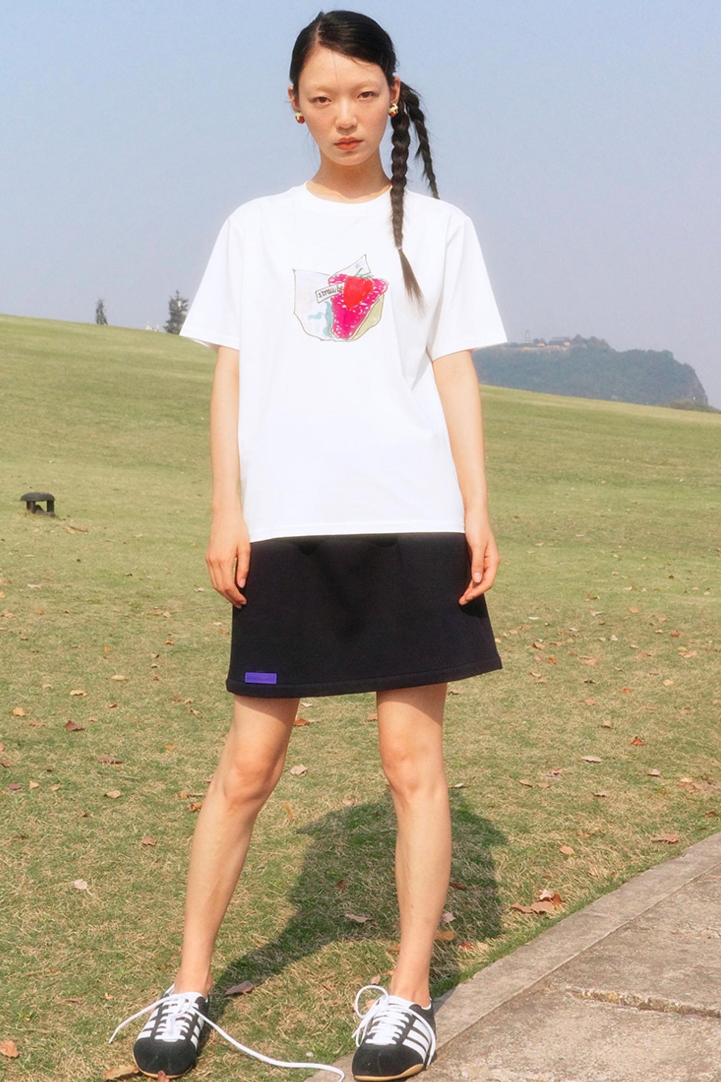 Hand-Painted Strawberry Tee