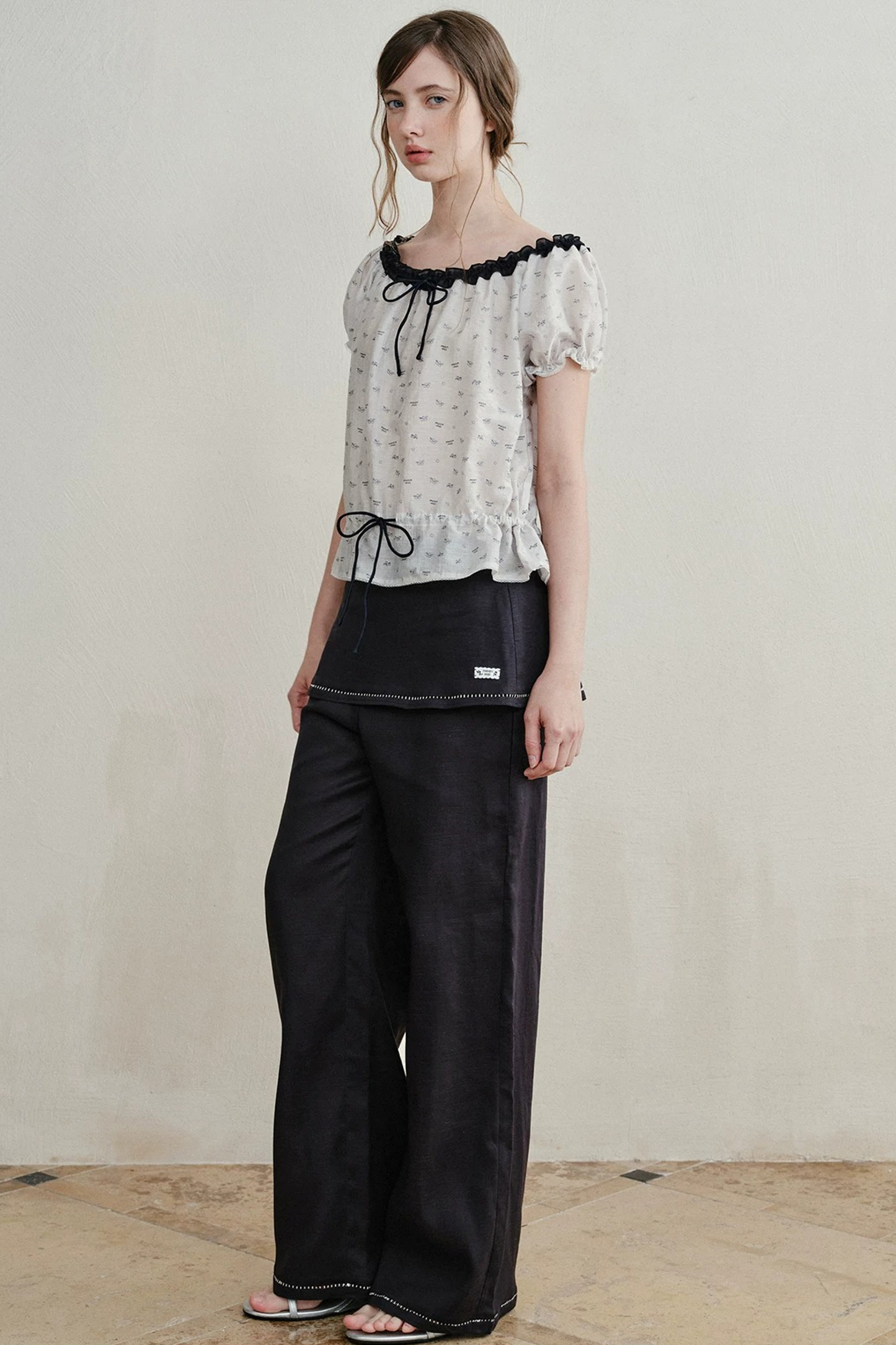 Lyocell Linen Skirt Pants