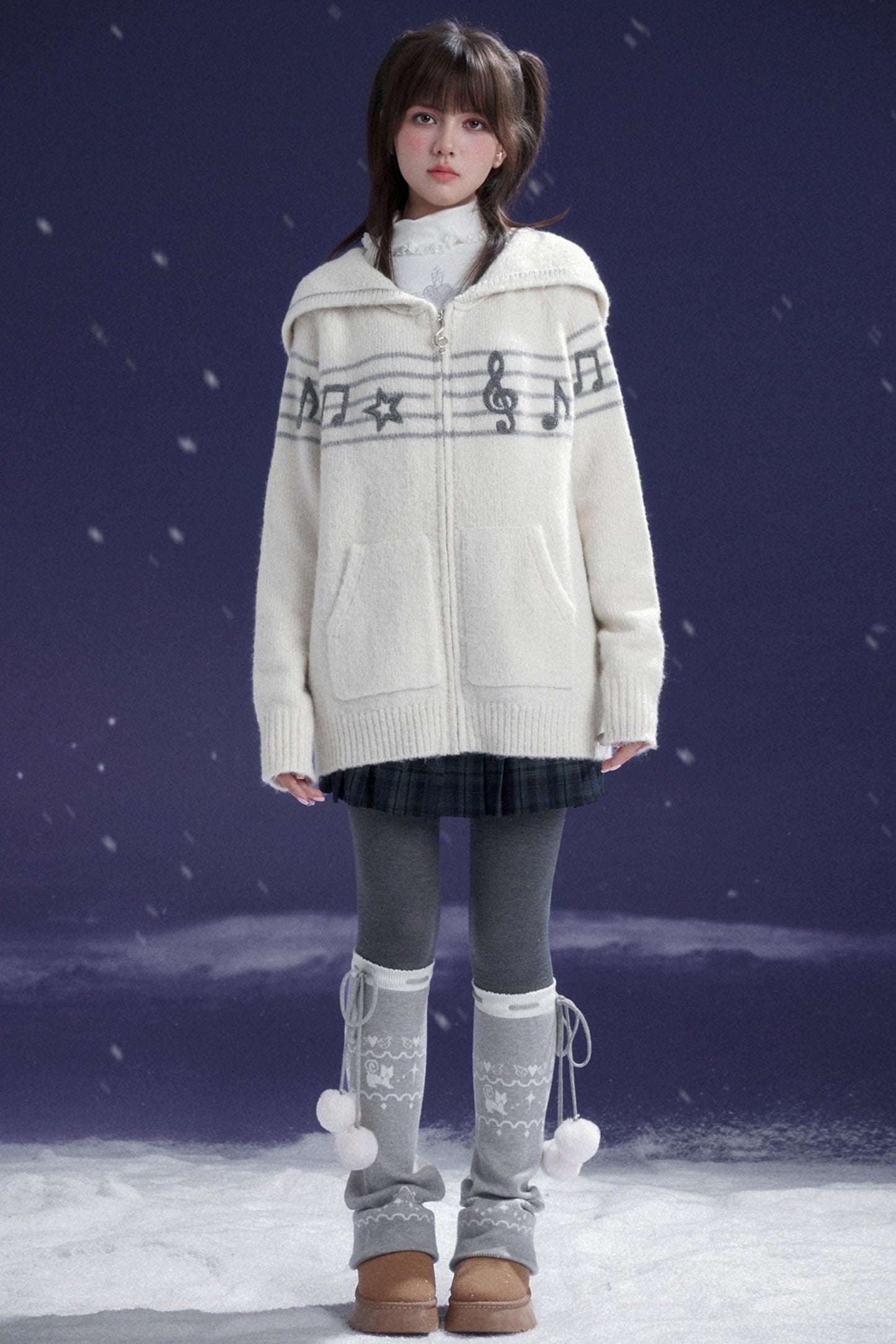 Versatile Dark Green Pleated Skirt