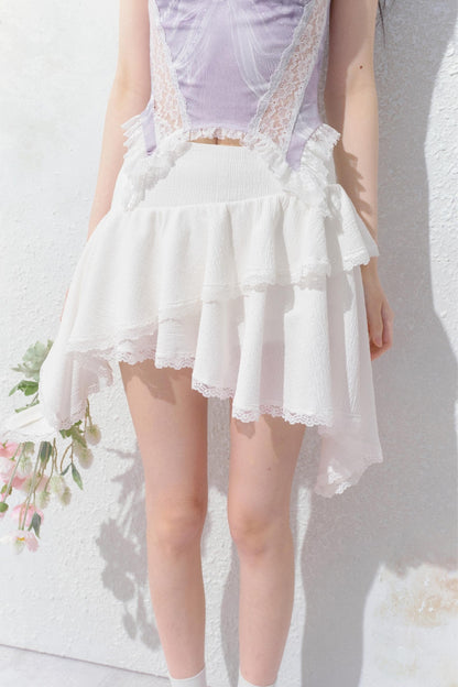 Romantic White Skirt