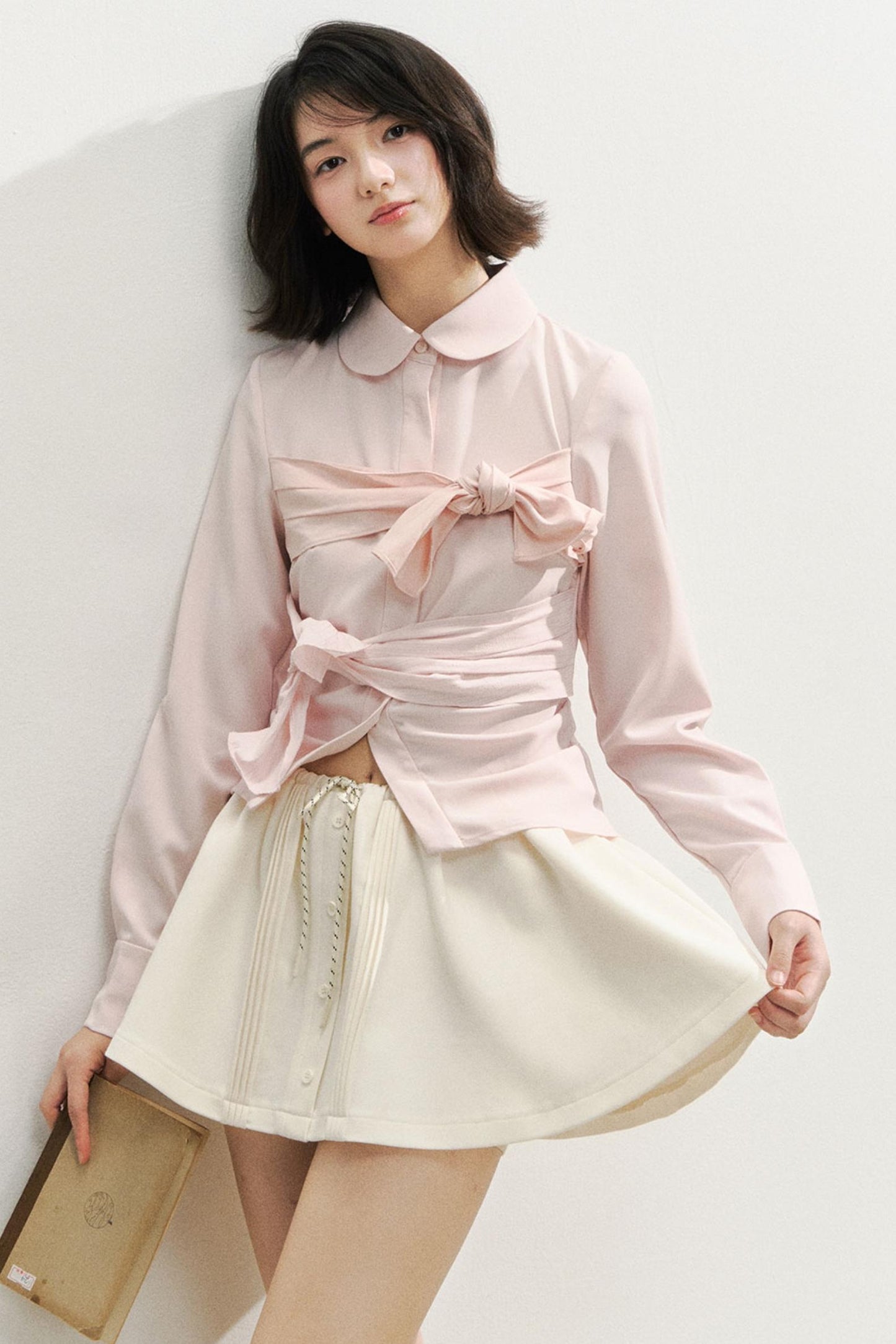 Butterfly Strap Long-Sleeved Shirt