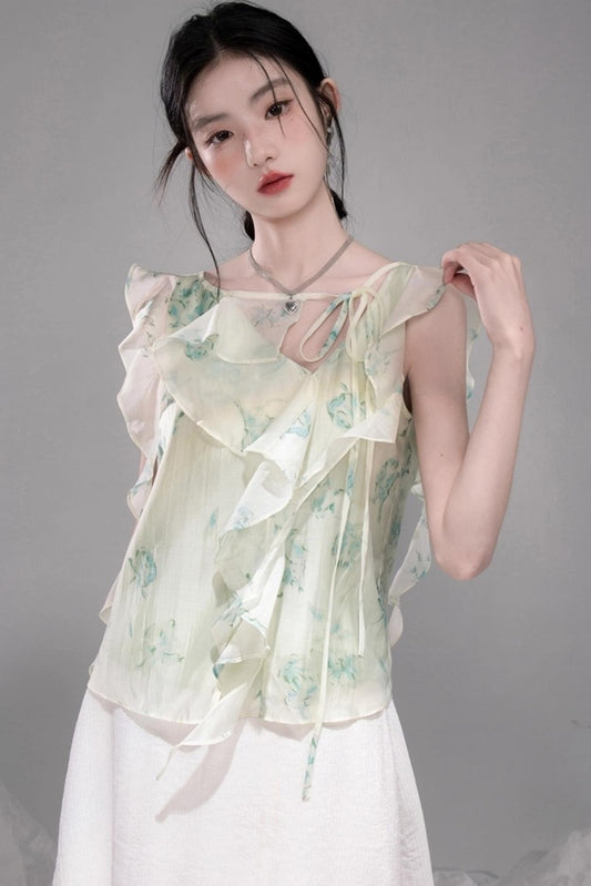 Fluttering Chiffon Shirt