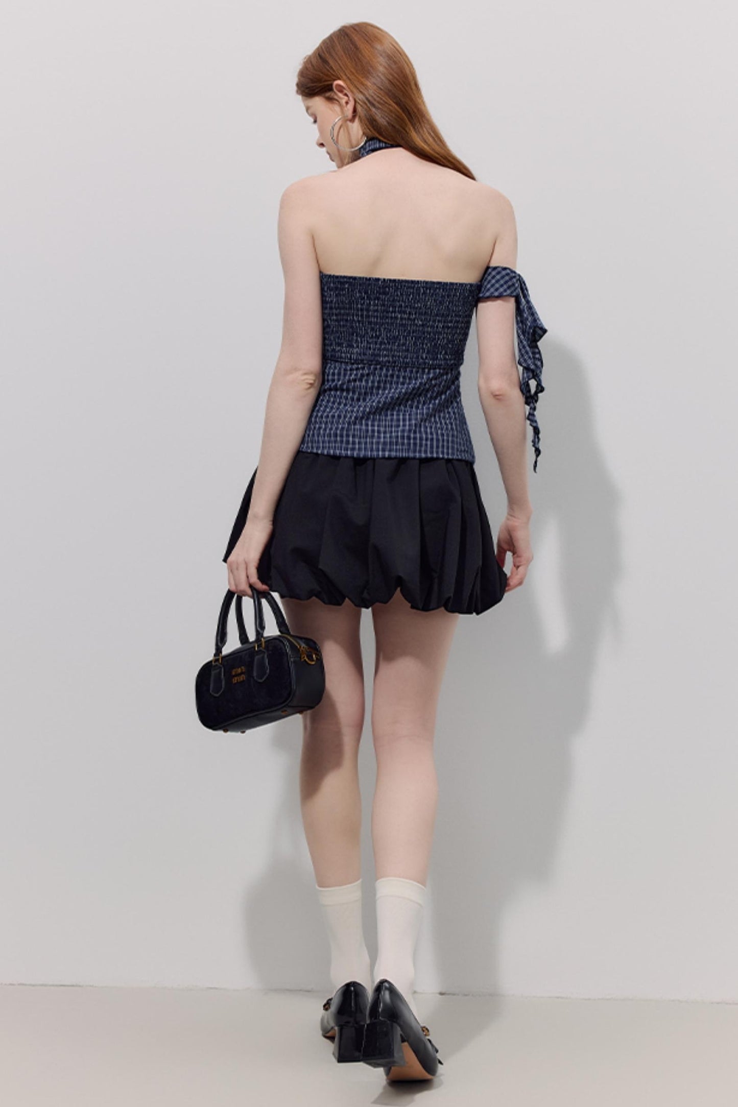 Smocked Peplum Camisole