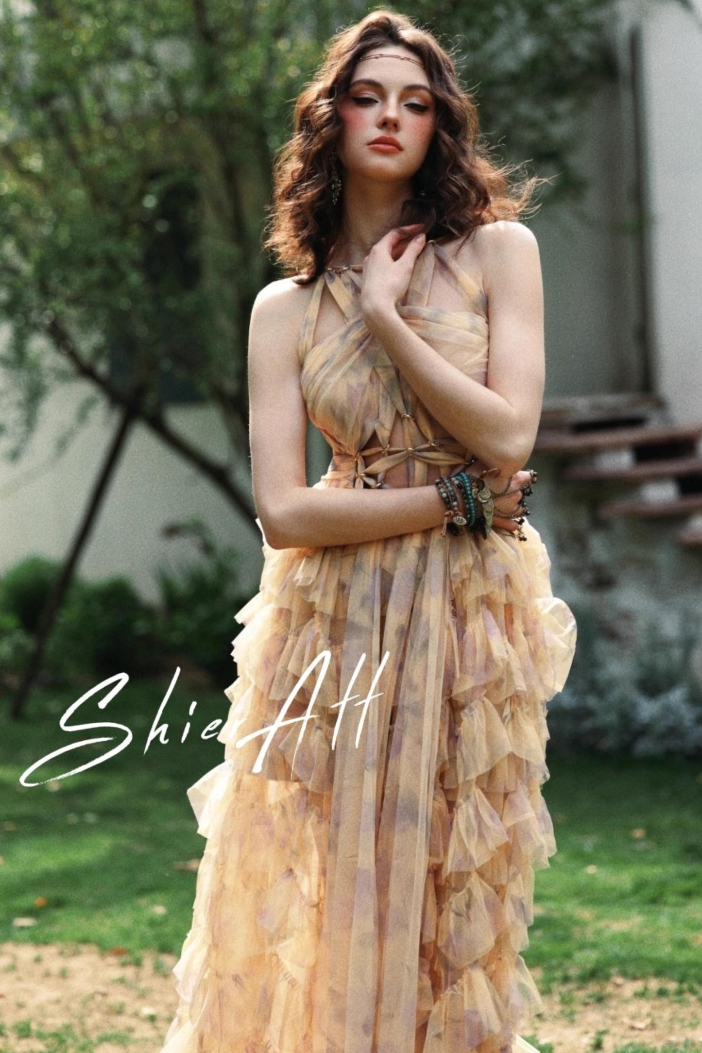 Wandering Wave Holiday Dress