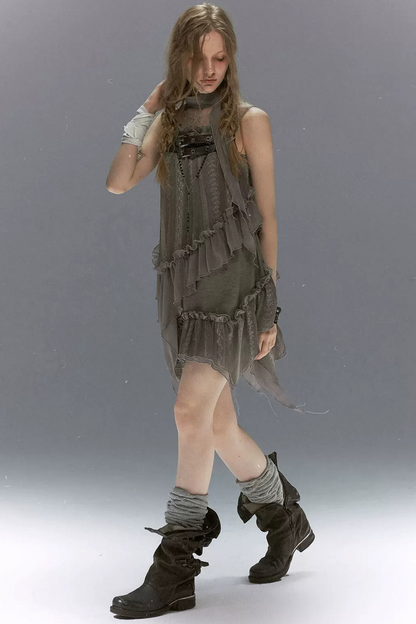 Lace Armor Embroidered Dress