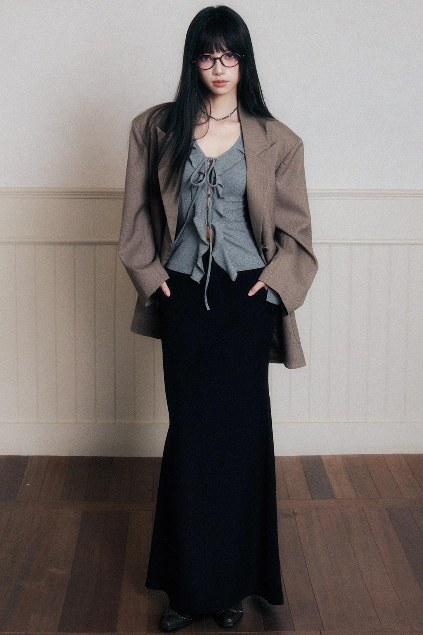 Mermaid High-Waisted A-Line Skirt