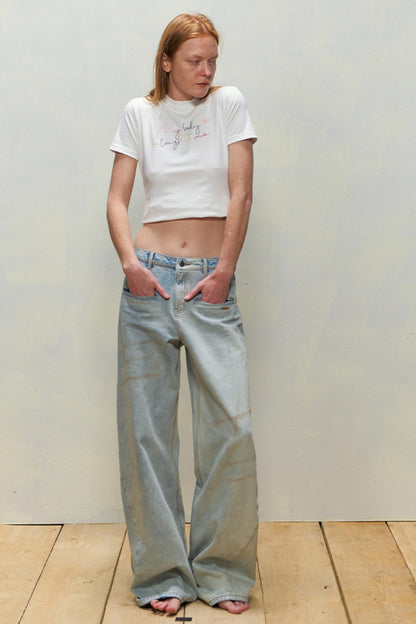 Summer Breeze Denim Trousers