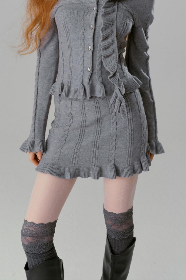 Original Fungus Trim Knit Top Set-Up