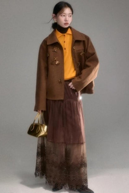 Niche Wool Polo Sweater