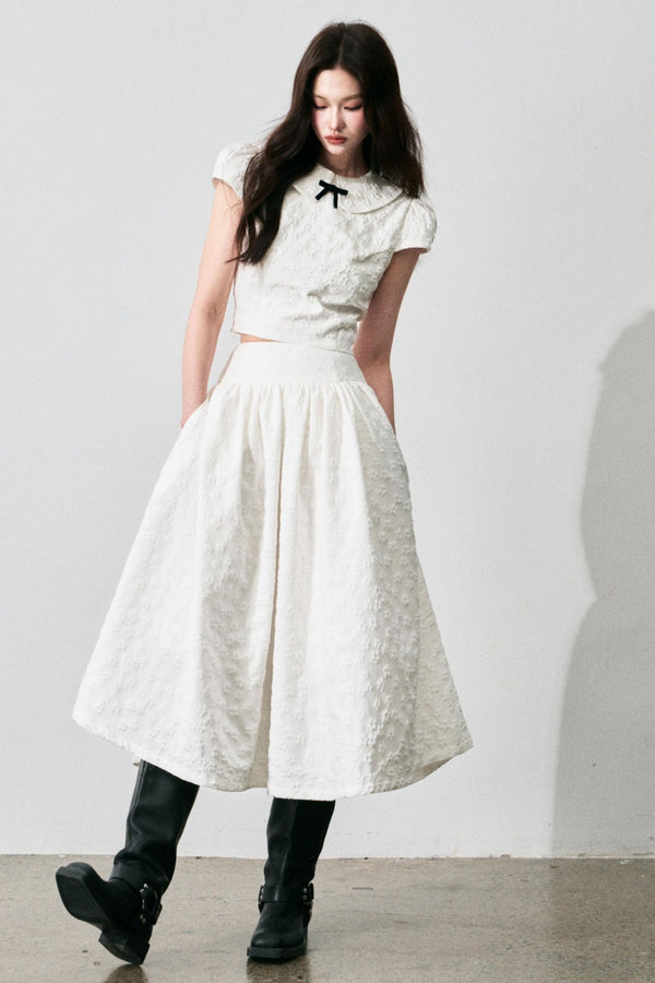 Sweetheart Halter A-Line Skirt Set-Up