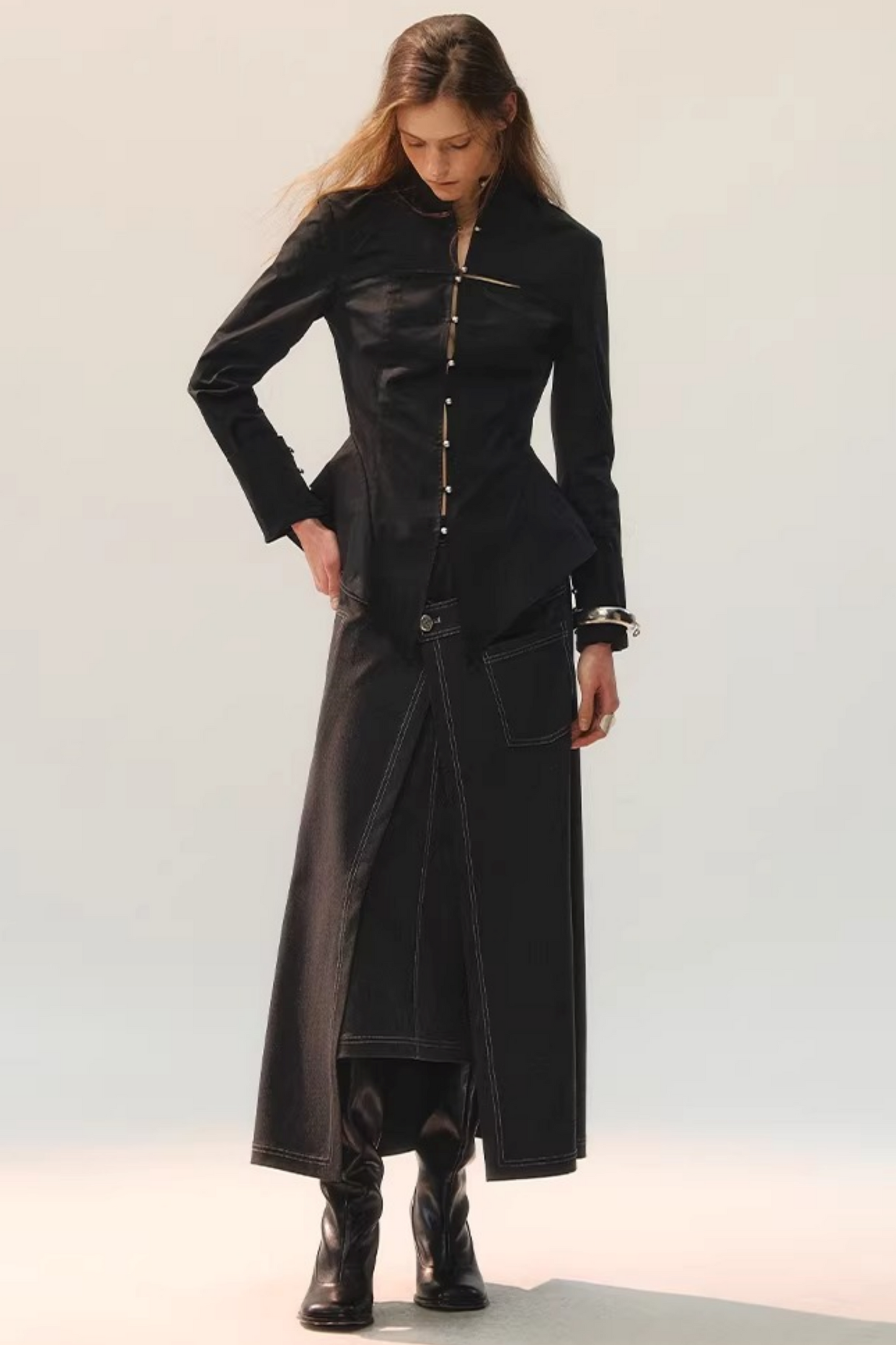 Night Wave Dekonstruierte Bluse