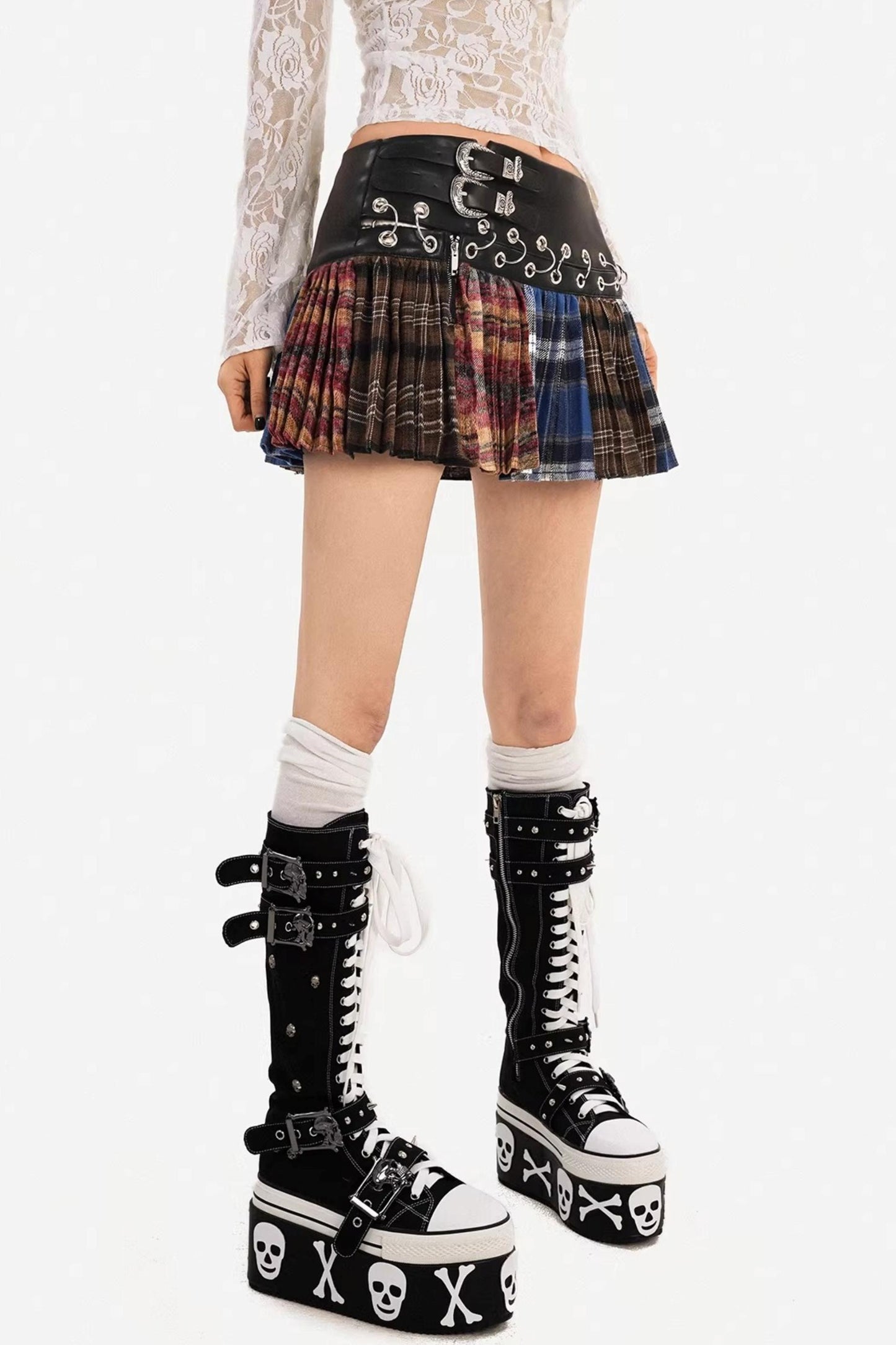Molly Punk Plaid Skirt