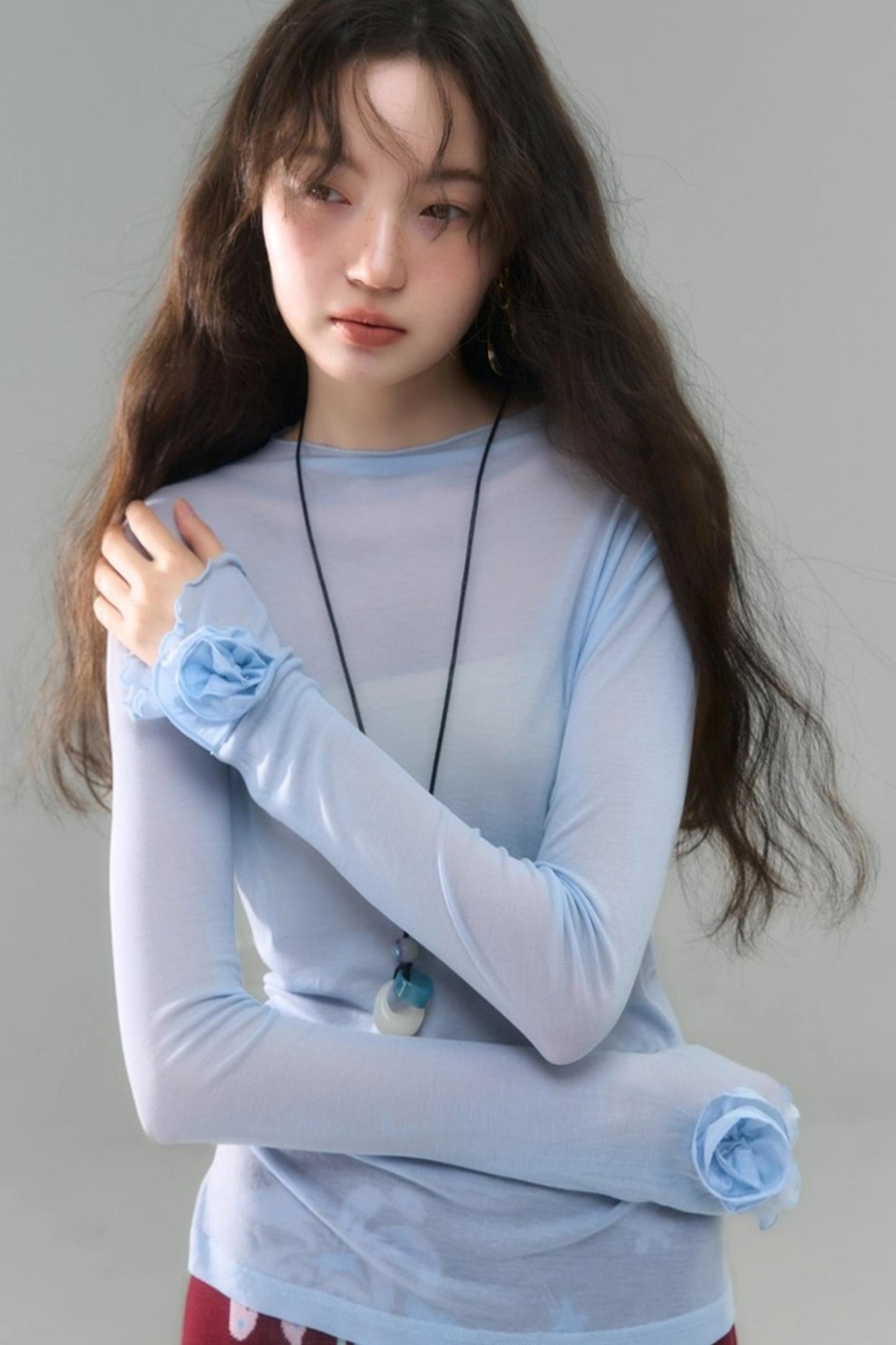 Original Island Rose Tencel Knit Top