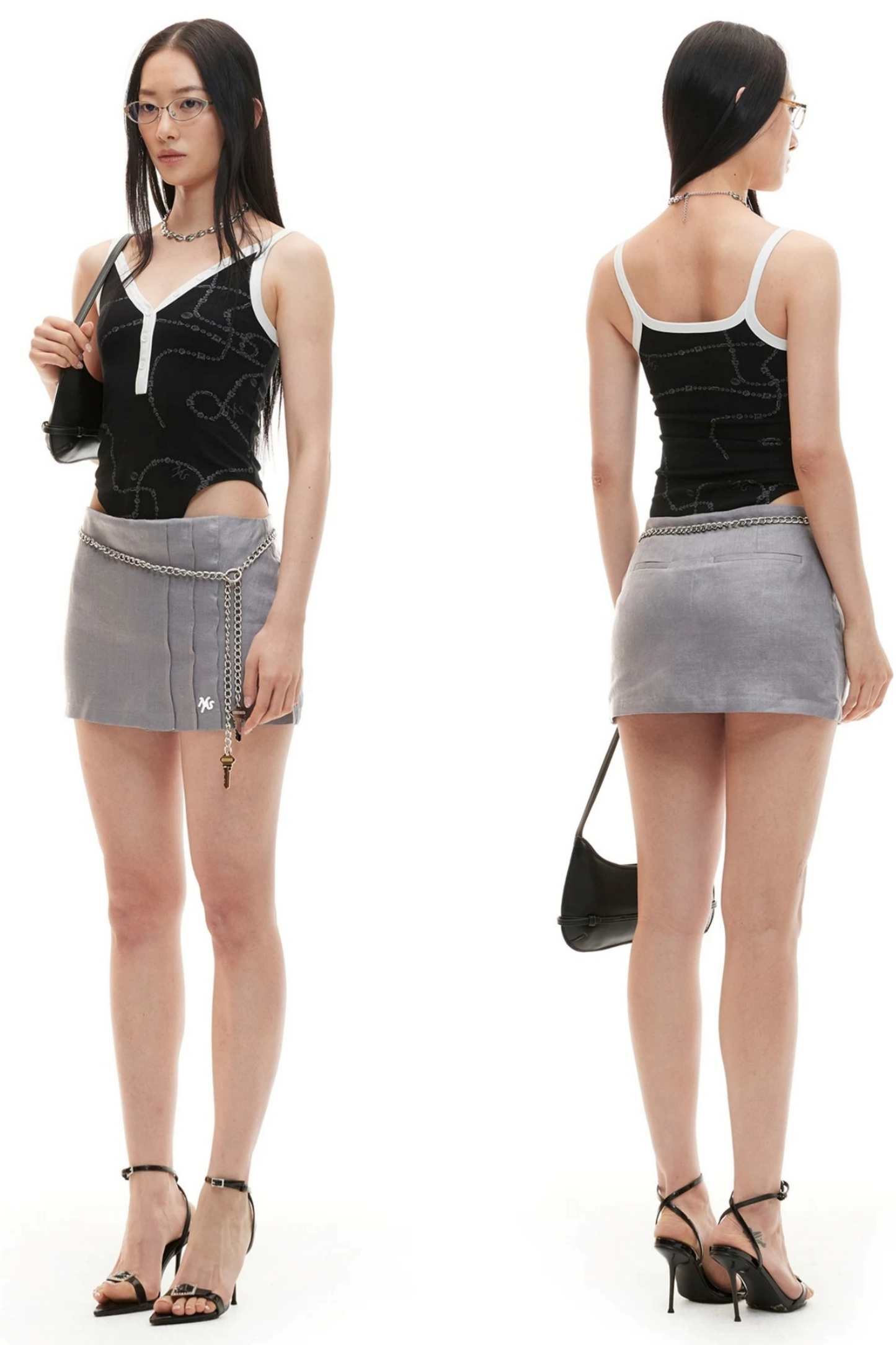 Color-Blocked Slim-Fit Camisole