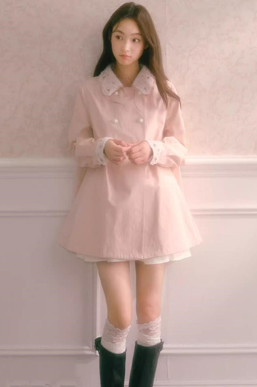 Pink Diamond Swing Coat