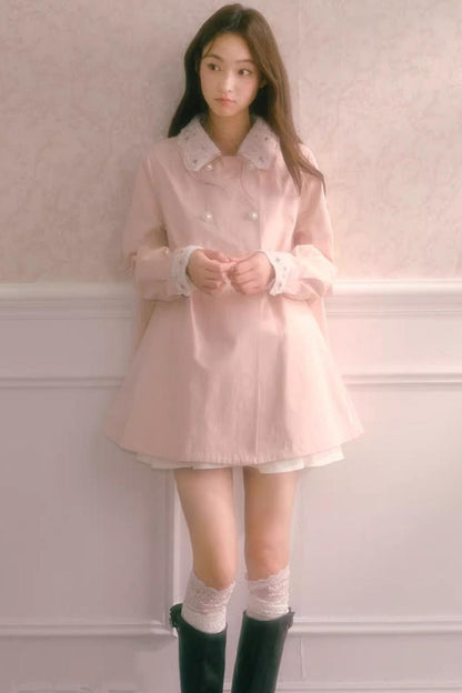 Pink Diamond Swing Coat