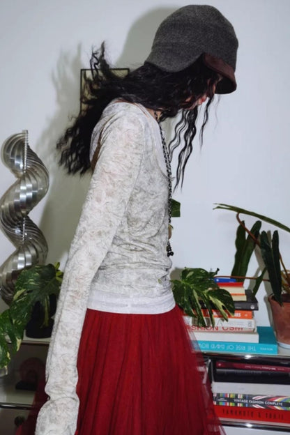 Vintage Acetate Knitted Top