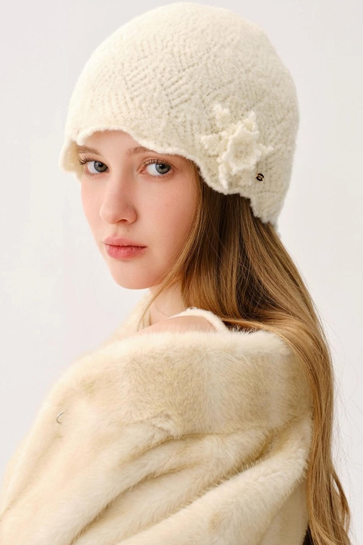 Romantic Snowflake Wool Hat