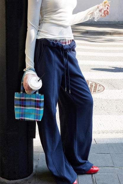 Embroidered Waist Pants