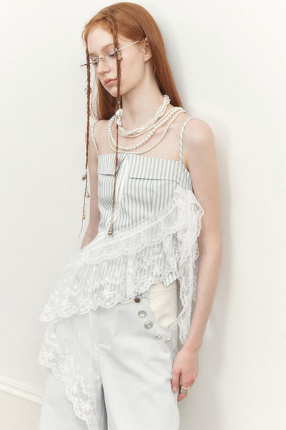 Irregular Stripe Cami Top