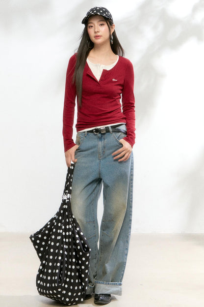 Slim Long-Sleeved Shirt