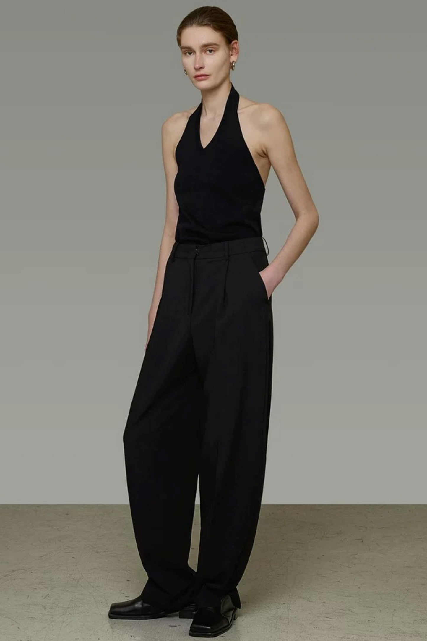 Unspoken Black Backless Camisole