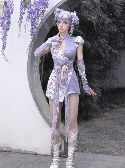 Chinese Style Ribbon Flower Girdle